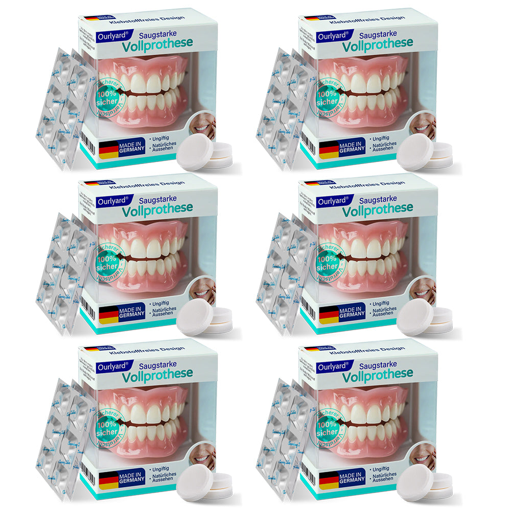 ✅ Hergestellt & Versand aus Deutschland | Ourlyard® Vollprothese mit Saugpassform 🍀