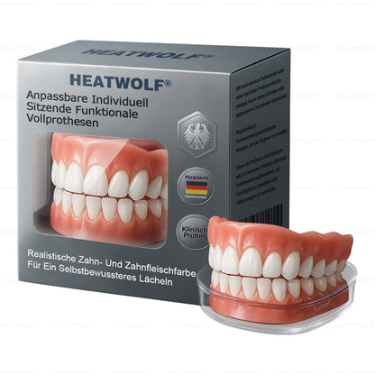✅ Hergestellt und versendet aus Deutschland | HEATWOLF® Anpassbare, individuell sitzende funktionale Vollprothesen🍀