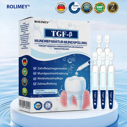 Rolimey® Transforming Growth Factor-β (TGF-β) Mundspülung zur oralen Reparatur