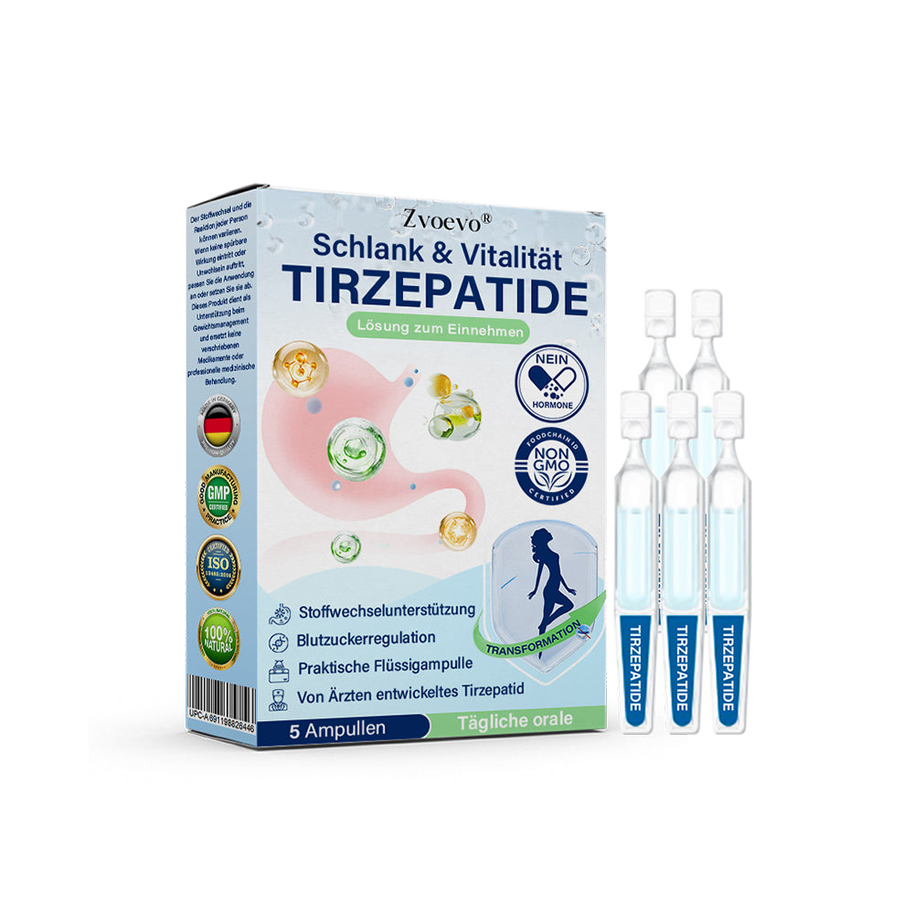 Offizieller Shop | Zvoevo® Slim & Vitality Tirzepatid-Orallösung