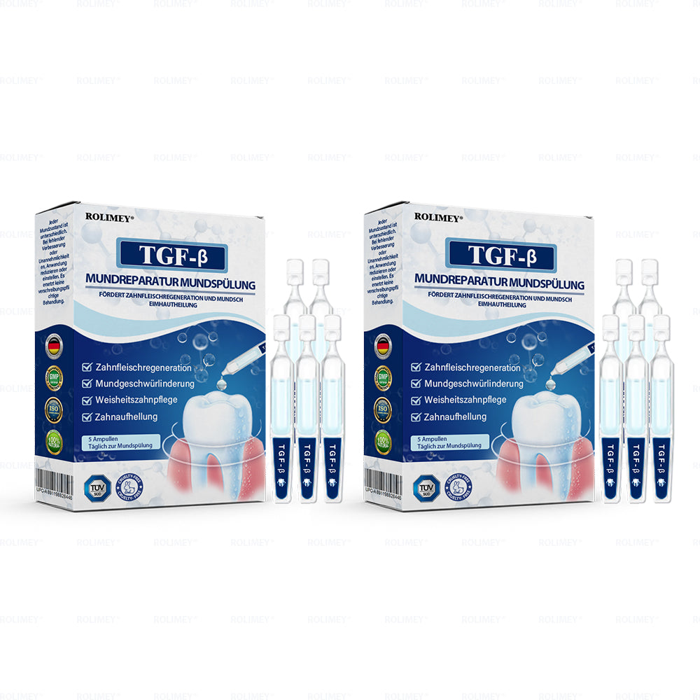 Rolimey® Transforming Growth Factor-β (TGF-β) Mundspülung zur oralen Reparatur