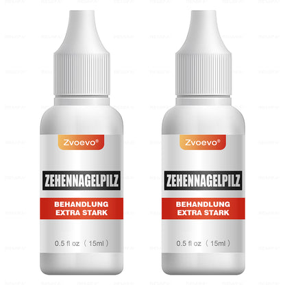 ✅ Hergestellt und versendet aus Deutschland | Zvoevo® Extra Starkes Nagelpilz-Behandlungsmittel, Antimykotische Lösung für Zehen- oder Fingernägel-up
