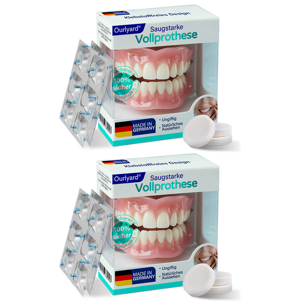 ✅ Hergestellt & Versand aus Deutschland | Ourlyard® Vollprothese mit Saugpassform 🍀