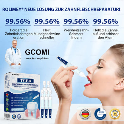 Rolimey® Transforming Growth Factor-β (TGF-β) Mundspülung zur oralen Reparatur