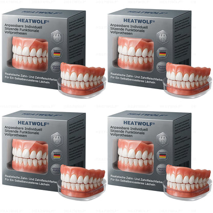 ✅ Hergestellt und versendet aus Deutschland | HEATWOLF® Anpassbare, individuell sitzende funktionale Vollprothesen🍀