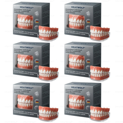 ✅ Hergestellt und versendet aus Deutschland | HEATWOLF® Anpassbare, individuell sitzende funktionale Vollprothesen🍀
