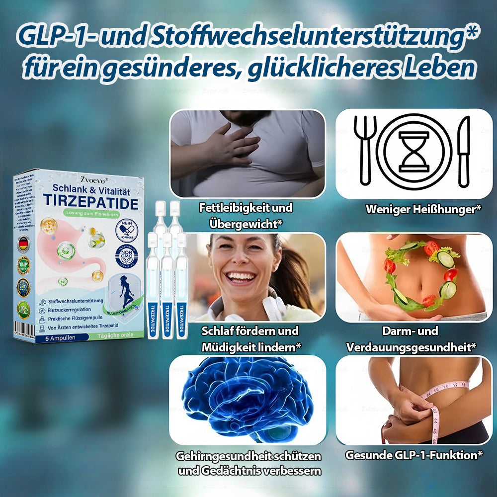 Offizieller Shop | Zvoevo® Slim & Vitality Tirzepatid-Orallösung